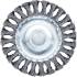 Brosse Plate et Ronde Tressée D.125 mm - Poils Résistants - Nettoyage Efficace et Durable, Pro - D-Work