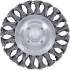 Brosse Plate et Ronde Tressée Ø115 mm - Poignée Ergonomique - Nettoyage Efficace et Durable - BGS