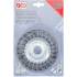 Brosse Plate et Ronde Tressée D.125 mm - Poils Résistants - Nettoyage Efficace et Durable, Pro - D-Work