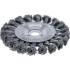 Brosse Plate et Ronde Tressée Ø115 mm - Poignée Ergonomique - Nettoyage Efficace et Durable - BGS