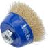 Brosse Ronde D.75 x 57 mm - Réception M14 x 2,0 - Acier, Usage Polyvalent - Pro - D-Work