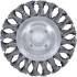 Brosse Plate et Ronde Tressée Ø115 mm - Poignée Ergonomique - Nettoyage Efficace et Durable - BGS