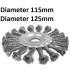 Brosse Plate et Ronde Tressée D.115 mm - Poignée Ergonomique - Nettoyage Efficace et Durable - D-Work