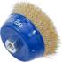 Brosse Ronde Ø100 mm M14 x 2,0 - Acier, Résistante et Polyvalente - BGS