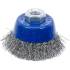 Brosse Ronde Ø65x50 mm - Réception M14 x 2,0 - Acier, Usage Industriel - Nettoyage Efficace - BGS