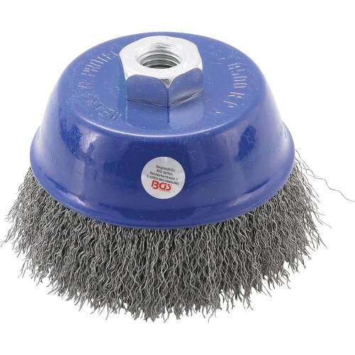 Brosse Ronde D.100 mm M14 x 2,0 - Acier, Résistante et Polyvalente - Pro - D-Work