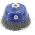 Brosse Ronde D.100 mm M14 x 2,0 - Acier, Résistante et Polyvalente - Pro - D-Work