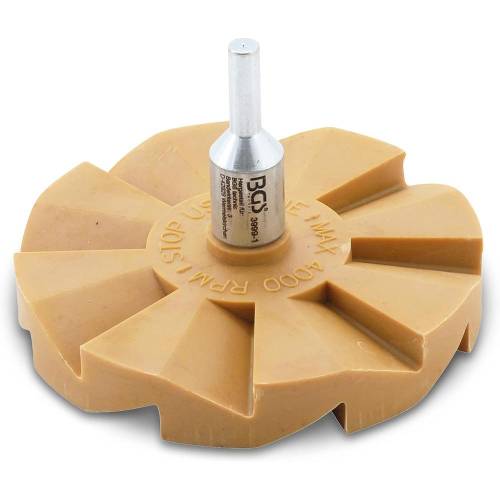 Gomme Enlève Autocollants Ø90 mm - Nettoyage Efficace et Sans Trace - - BGS