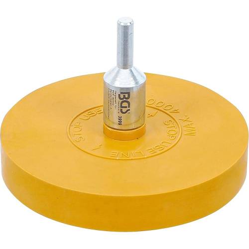 Gomme Enlève Autocollants Ø90 mm - Efficace et Facile d Utilisation - BGS