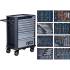 Servante d Atelier 8 Tiroirs - 299 Outils Complets - Rangement Organisé et Pratique, Acier, Pro - D-Work
