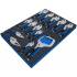 Insert de Servante d Atelier 3/3 - Jeu de 17 pcs Marteaux, Pinces, Chasse-Goupilles - Outils Polyvalents et Pratiques - D-Work