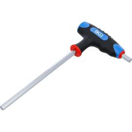 Tournevis à Poignée en T 8 mm - Six Pans Intérieurs - Prise Ergonomique et Contrôle Optimal, Acier - D-Work