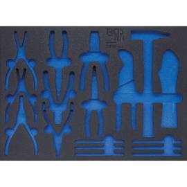 Insert de Servante d Atelier 3/3 Vide - Dimensions 41,9x4,7x56,9 cm - Compatible Art. 4011 - Organisation et Praticité - BGS