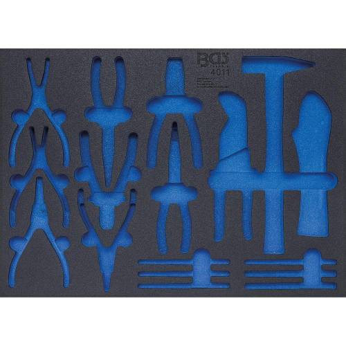 Insert de Servante d Atelier 3/3 Vide - 41,9 x 4,7 x 56,9 cm - Compatible Art. 4011 - Organisation et Praticité - D-Work