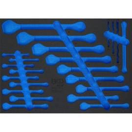 Insert de Servante d Atelier 3/3 Vide - 43 x 6,1 x 59,7 cm - Compatible Art. 4012 - Organisation et Praticité - D-Work