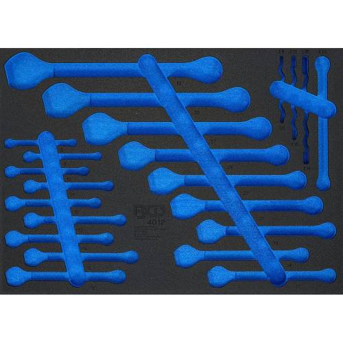Insert de Servante d Atelier 3/3 Vide - Dimensions 43x6,1x59,7 cm - Compatible Art. 4012 - Organisation et Praticité - BGS