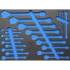 Insert de Servante d Atelier 3/3 Vide - 43 x 6,1 x 59,7 cm - Compatible Art. 4012 - Organisation et Praticité - D-Work