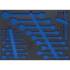 Insert de Servante d Atelier 3/3 Vide - Dimensions 43x6,1x59,7 cm - Compatible Art. 4012 - Organisation et Praticité - BGS