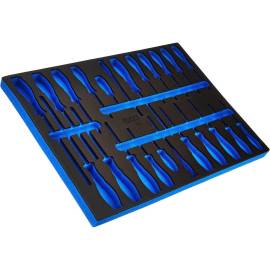 Insert de Servante d Atelier 3/3 Vide - 41,6 x 5,8 x 56,7 cm - Compatible Art. 4014 - Organisation Optimale - D-Work