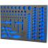 Insert de Servante d Atelier 3/3 Vide - Dimensions 41,2x5,1x57 cm - Compatible Art. 4015 - Organisation et Praticité - BGS
