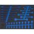 Insert de Servante d Atelier 3/3 Vide - 40,8 x 4,8 x 56,9 cm - Compatible Art. 4016 - Organisation et Praticité - D-Work