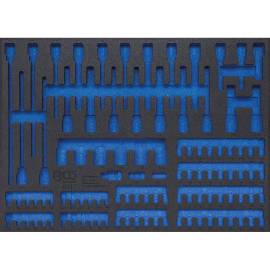 Insert de Servante d Atelier 3/3 Vide - Dimensions 41x5x57 cm - Compatible Art. 4017 - Organisation Optimale - BGS