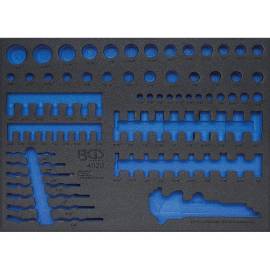 Insert de Servante d Atelier 3/3 Vide - 40,7 x 4,1 x 56,8 cm - Compatible Art. 4020 - Organisation Optimale - D-Work