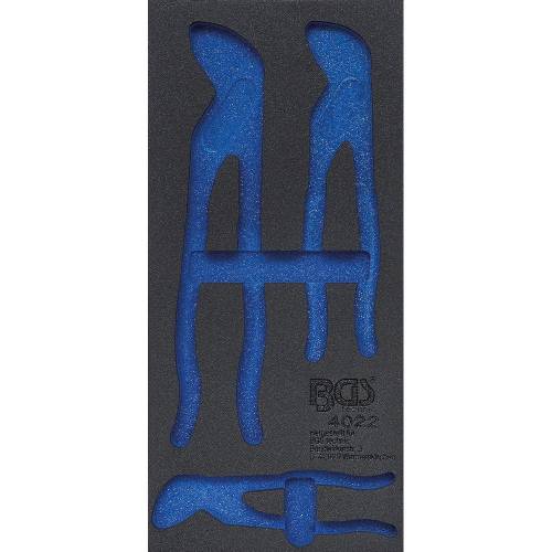 Insert de Servante d Atelier 1/3 Vide - 19,3x4,1x40,4 cm - Compatible Art. 4022 - Organisation et Praticité - BGS