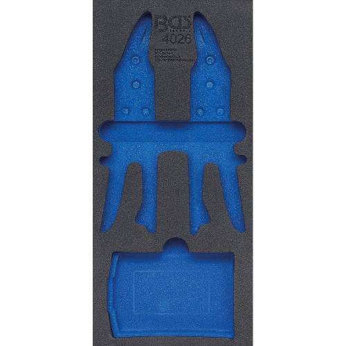 Insert de Servante d Atelier 1/3 Vide - 189 x 33 x 406 mm - Compatible Servante 4026 - Organisation et Praticité - D-Work