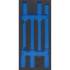 Insert de Servante d Atelier 1/3 Vide - 192 x 48 x 404 mm - Compatible Art. 4030 - Organisation et Gain de Place - D-Work