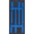 Insert de Servante d Atelier 1/3 Vide - 192 x 48 x 404 mm - Compatible Art. 4030 - Organisation et Gain de Place - D-Work