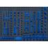 Insert de Servante d Atelier 1/3 Vide - 192 x 48 x 404 mm - Compatible Art. 4030 - Organisation et Gain de Place - D-Work