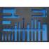 Insert de Servante d Atelier 3/3 Vide - Dimensions 41,3x3,4x57,4 cm - Compatible Art. 4034 - Organisation Optimale - BGS