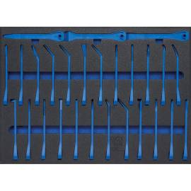 Insert de Servante d Atelier 3/3 - 27 pcs Jeu de Coins Nylon - Pro - D-Work