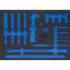 Insert de Servante d Atelier 3/3 Vide - Dimensions 41x4.4x56.5 cm - Compatible Servante 4035 - Organisation Optimale - BGS