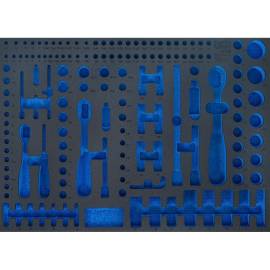 Insert de Servante d Atelier 3/3 Vide - 42,3 x 6x59,5 cm - Compatible Servante 4036 - Organisation Optimale - D-Work
