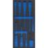 Insert de Servante d Atelier 1/3 Vide - 197x42x405 mm - Compatible Art. 4037 - Organisation et Praticité - BGS