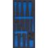 Insert de Servante d Atelier 1/3 Vide - 197x42x405 mm - Compatible Art. 4037 - Organisation et Praticité - BGS