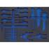 Insert de Servante d Atelier 3/3 Vide - Dimensions 40,8x4,8x56,5 cm - Compatible Servante 4038 - Organisation et Rangement - BGS