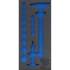 Insert de Servante d Atelier 1/3 Vide - 196x38x411 mm - Compatible Servante 4041 - Organisation et Rangement Optimisés - BGS