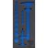 Insert de Servante d Atelier 1/3 Vide - 196x38x411 mm - Compatible Servante 4041 - Organisation et Rangement Optimisés - BGS