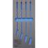 Insert de Servante d Atelier 1/3 Vide - 196 x 38 x 411 mm - Compatible Servante 4041 - Organisation et Rangement - D-Work