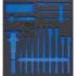 Insert de Servante d Atelier 2/3 Vide - 38,1x4,3x41,5 cm - Compatible Art. 4045 - Organisation et Praticité - BGS