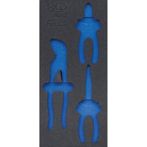 Insert de Servante d Atelier 1/3 Vide - 19,6 x 3,5 x 40,2 cm - Compatible Servante 4042 - Organisation et Rangement - D-Work