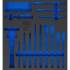 Insert de Servante d Atelier 2/3 Vide - 38,1 x 4,3 x 41,5 cm - Compatible Art. 4045 - Organisation et Praticité - D-Work