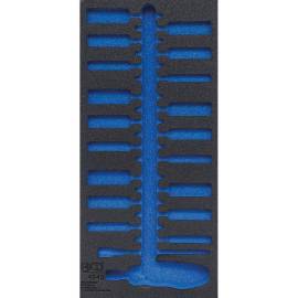 Insert de Servante d Atelier 1/3 Vide - Dimensions 197x43x407 mm - Compatible Servante 4043 - Organisation et Gain de Plac - BGS