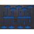 Insert de Servante d Atelier 2/3 Vide - 38,1 x 4,3 x 41,5 cm - Compatible Art. 4045 - Organisation et Praticité - D-Work