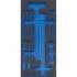 Insert de Servante d Atelier 1/3 Vide - 197 x 43 x 407 mm - Compatible Servante 4043 - Organisation et Gain de Plac - D-Work