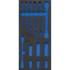 Insert de Servante d Atelier 1/3 Vide - 195x42x404 mm - Compatible Servante 4048 - Organisation et Gain de Place - BGS
