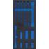 Insert de Servante d Atelier 1/3 Vide - 195x42x404 mm - Compatible Servante 4048 - Organisation et Gain de Place - BGS